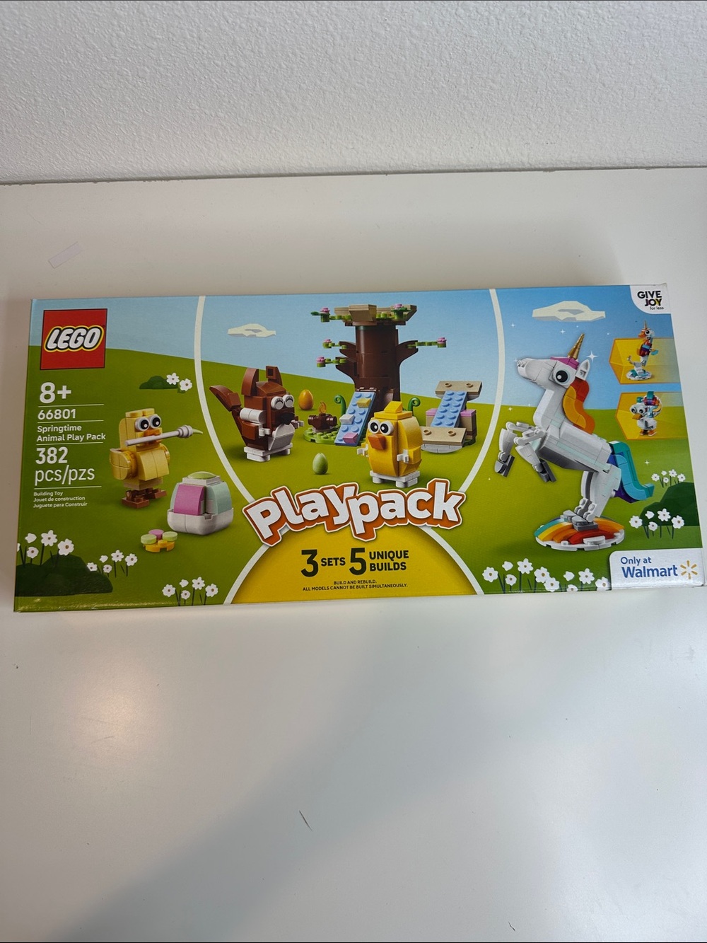 LEGO Playpack Springtime Animal Play Pack - Yellow White Blue Pink Brown